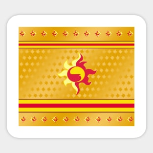 My little Pony - Sunset Shimmer Cutie Mark V4 Sticker